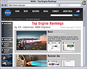 NASA: Top Engine Rankings Page