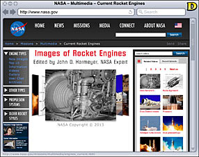 NASA: Current Rocket Engines Page