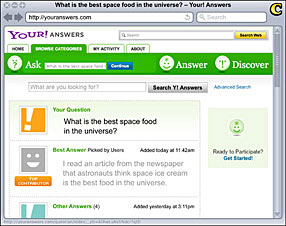 Your! Answers: What is the Best Space Food in the Universe? Page