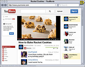 You Movie: Rocket Cookies Page